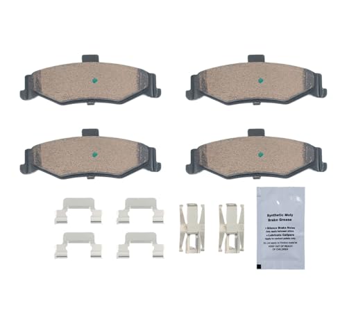 Image of HUSCH D750 Rear Ceramic Brake Pads Kit Fit For Chevrolet Camaro 1998-2002, For Pontiac Firebird 1998-2002
