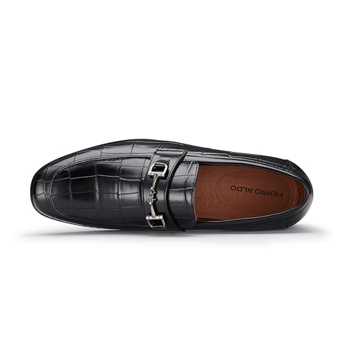 Image of Ferro Aldo Men's Premium Moc Toe Loafers | Casual & Dress Styles with Tassels & Horsebit Buckles