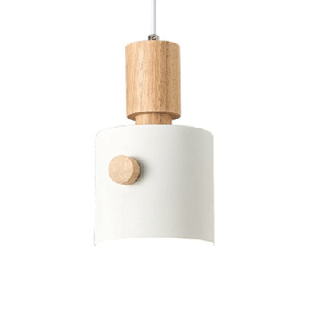 Kreatywna mała lampa wisząca w stylu amerykańskim, nowoczesny i elegancki wiejski żyrandol przemysłowy z drewnianym uchwytem, idealna na wyspę kuchenną lub jadalnię nad zlewem.