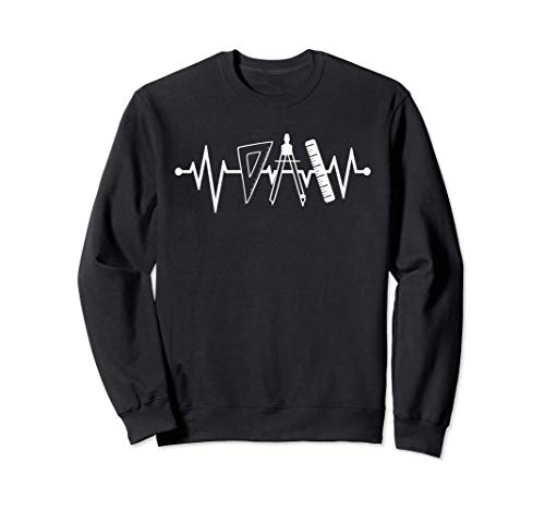 Architect Tools Heartbeat | Cool Architecture Design Artist Sudadera
