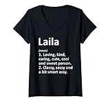 Photo Gallery donna laila definizione personalizzato nome divertente idea regalo di compleanno maglietta con collo a v Photo Gallery donna laila definizione personalizzato nome divertente idea regalo di compleanno maglietta con collo a v