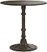 Coaster Home Furnishings - Oswego - Metal, Engineered Wood - Round Dining Table with Metal Pedestal in Antique Bronze Finish – Dining Room - 30-Inch - Antique Bronze - 100063