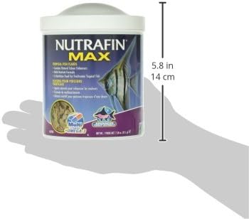 Nutrafin Max Tropical Fish Flakes, 7.58-Ounce