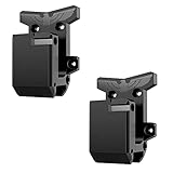 2-Pack Gun Wall Mount for 223/5.56 Rifle Wall Rack Runner Mount with Strong and Solid PA Material& Frosting Treatment Display Storage Organization System Withstand 300Lbs of Tension…