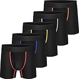 CONKEND Boys Boxer Briefs, Ultra Soft Tagless Cotton Toddler Underwear | Breathable Mesh Performance