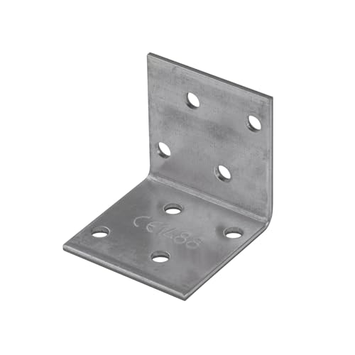 50x Winkelverbinder 40x40x40 mm | Holzverbinder, Bauwinkel, Lochwinkel, Winkel verzinkt | 50 Stück 50x Winkelverbinder 40x40x40 mm | Holzverbinder, Bauwinkel, Lochwinkel, Winkel verzinkt | 50 Stück