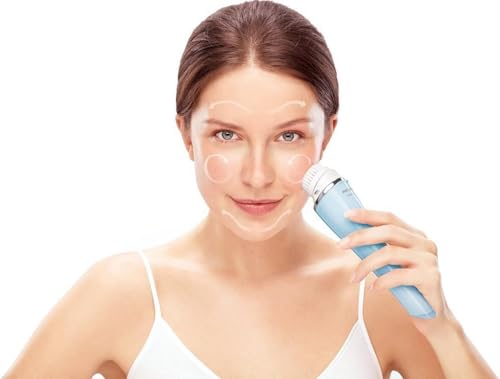 Ersatzbürste Bürstenkopf SC5991/10 Sensitive kompatibel mit Philips Gesichtsbürsten VisaPure Essential/Mini/Advanced Serie