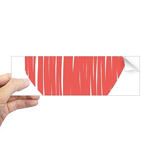 Sticker rectangulaire décoration Graffiti Saint Valentin cadeau original