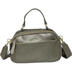 bolsa baú pequena casual alça de mão fixa em couro pu