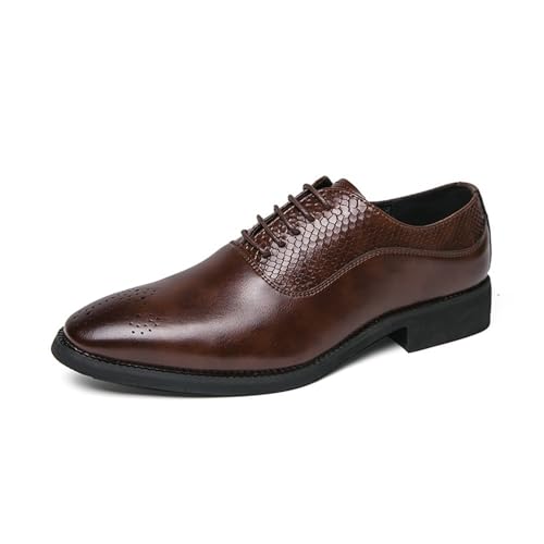 Men's Lace Up Dress Shoes Casual Business Oxford New Orthopedic Leather Shoes Comfortable Walking Shoes Office Loafers Work Flats