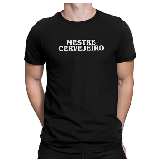 Camiseta Engraçada Mestre Cervejeiro Bar Cerveja Bebida Frases