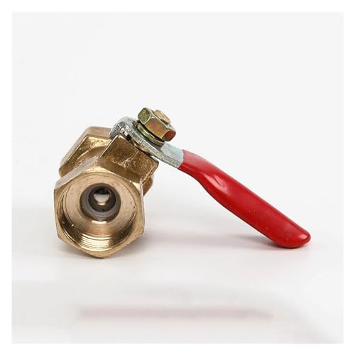 Válvula de bola de latón hembra de 1/4" para control de flujo seguro 4