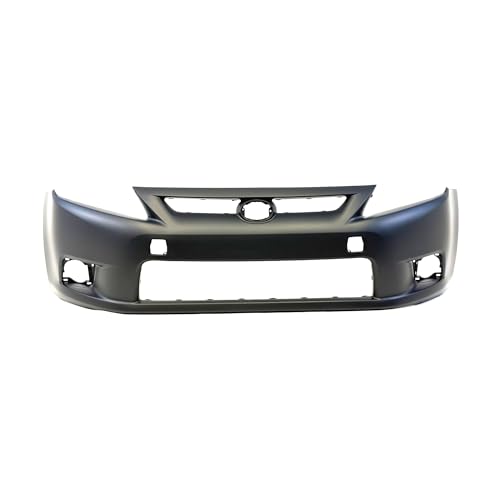 Image of Compatible with Scion tC 2011-2013 Front Bumper Cover | Primed, With Fog Light Holes, Without Parking Sensor Holes, Coupe, Ready to Paint, OEM 5211921915, SC1000108
