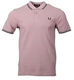 Fred Perry Polo à manches courtes pour homme   M3600, Vieux rose, XXL