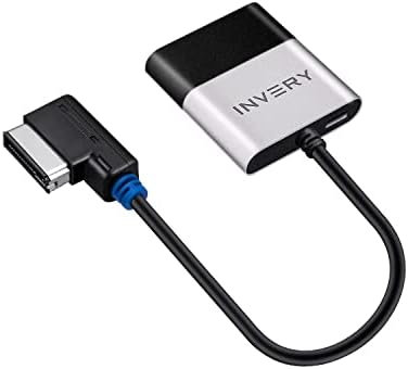 INVERY Airdual Bluetooth 5.0 aptX-HD Adapter Compatible for Audi MMI 3G AMI Music Interface,Audi Symphony,Audi Concert,VW MDI,Mercedes Media Interface