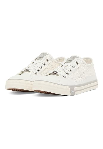 MUSTANG Damen Sneaker Weiß, Schuhgröße:EUR 40