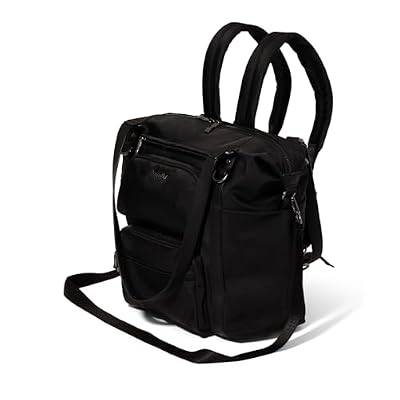 Baggallini, Womens, Nolita Small Convertible Backpack, Black Twill, One Size