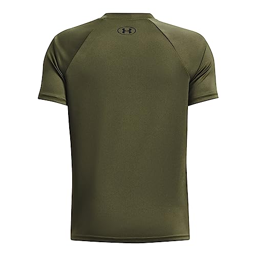 Image of Under Armour Boys' Tech Hybrid Printed Fill Short-Sleeve T-Shirt