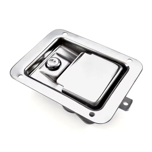 Serrure à bielle XK107S noir 140mm pour panneau de commande industriel