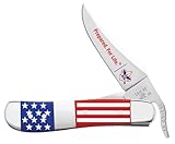 Case XX Knives Russlock Blue and Red Synthetic 18069 Stainless Pocket Knife for Boy Scouts