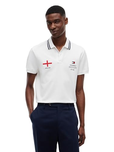 Polo Tommy Hilfiger para hombre de corte regular Inglaterra Soccer Polo miniatura 1