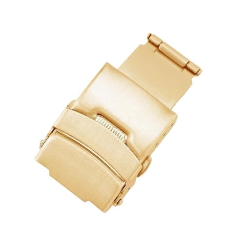 SRMVRNKNNK _uEHb`NXv Fit For ZCR[ 16mm 18mm 20mm 22mm 304XeXX`[ tH[hobN EHb`oh ANZT[(Gold-20mm-no logo)