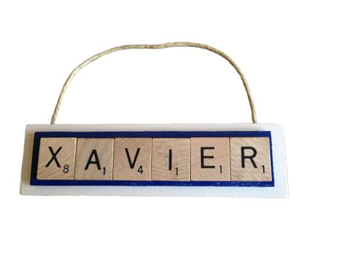 XAVIER University Musketeers Christmas Ornament Letters Tiles