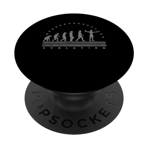 The Fitness Evolution Retro Gym Hombres Fitness PopSockets PopGrip Intercambiable