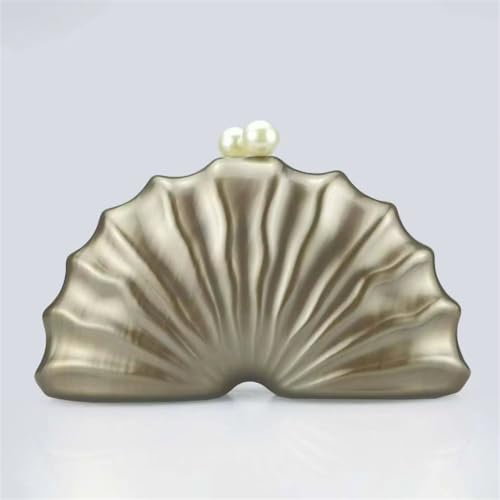 Sac à main croisé coquillage en acrylique pour cérémonie et pochette de mariage