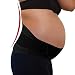 Maternity Belt Support for Back, Pelvic, Hip, Abdomen, Sciatica Pain Relief 2nd-3rd Trimester | Adjustable Belly Band for Pregnancy Brace - Comfortable Girdle for Running, Walking, Sitting (BLACK)