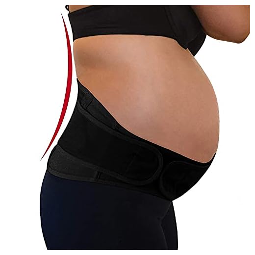 Maternity Belt Support for Back, Pelvic, Hip, Abdomen, Sciatica Pain Relief 2nd-3rd Trimester | Adjustable Belly Band for Pregnancy Brace - Comfortable Girdle for Running, Walking, Sitting (BLACK)