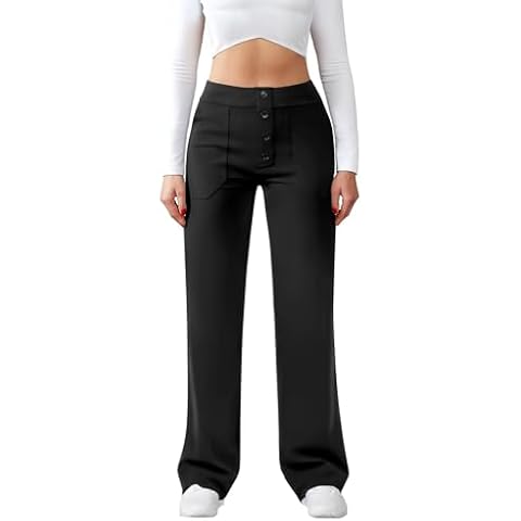 JEKAOYI Women's High Waist Pants Cover