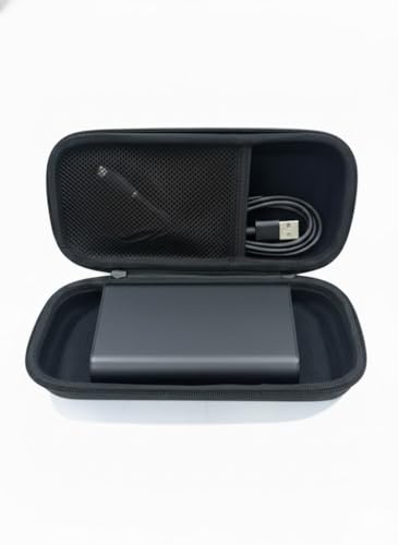 Image of GadgetBite Universal EVA Power Bank Case Cover for 10000mAh 20000mAh & 30000mAh Power Banks Shockproof Protective Carry Case for PowerBank Compatible with Xiaomi Ambrane URBN Boat PowerBanks - Black