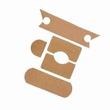 Asixxsix Hoop&Loop-Aufkleber, 5 Stück, Stark Klebendes Militärzubehör für IBH-Helme, Airsoft-Helmzubehör (Bodenfarbe)