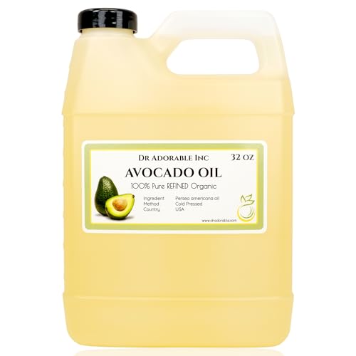 Dr Adorable - 32 oz - Avocado Oil - 100% Pure Natural Organic Cold Pressed