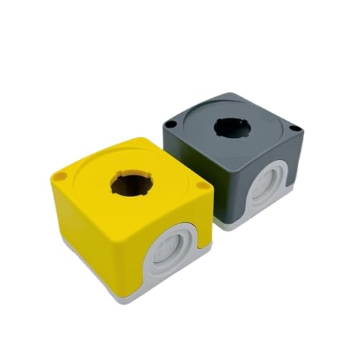 Boîte à boutons pour arrêt d'urgence CEPY1-0 jaune boîte vide trou unique