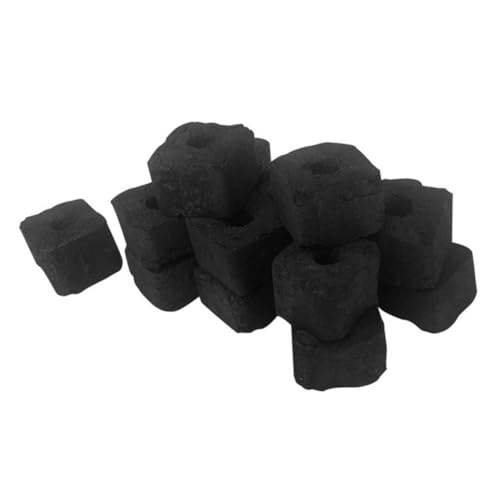 SHINEOFI Bambou sans Fumée Odeur Compact Portable pour Barbecue Cuisson Hot Pot Infusion de Thé pour Grillades et Chauffage Briquettes Petites Faciles à Transporter