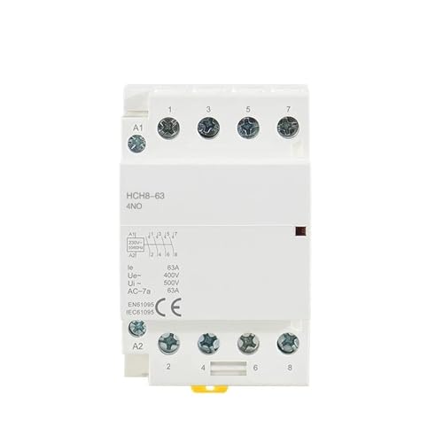 Contacteur 4P 63A 4NO commande 24V pour gestion automatique