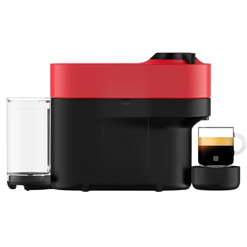 Krups Nespresso VERTUO Pop XN9205 - Cafetera de cápsulas, máquina de café expreso, 4 tamaños tazas, tecnología Centrifusion, 35 % plástico reciclado, Color Rojo - imagen 11