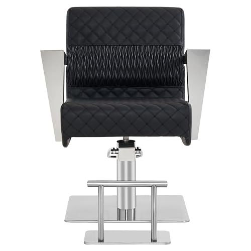 Barberpub 6154-MT-8630 Classic Professional Salon Chair, 440Lbs Hydraulic Pump Hairdressing Equipment For Hair Stylist, Stainless Steel Armrests Beauty Spa Hair Styling Chair 8630 thumb #8