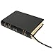 LSB Holy Bible, Large Print, Black Premium Genuine Leather: Legacy Standard Bible in a Single-Column, Wide-Margin, Lay-Flat, Red Letter Format with 2 Ribbon Markers, 40 GSM Paper & Gold Gilded Pages