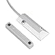 Qukaim Magnet für Türen und Fenster, Reed Magnetschalter mit Starkem Magnet und 50mm Reichweite für Haus Garage Geschäft, Sicherheits-Sensor 12V (Aluminiumlegierung)