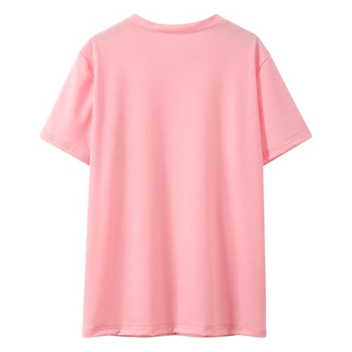 Youth Boys Girls Crewneck T Shirts Plain Breathable Loose Short Sleeve Tee Quick Dry Athletic Blouse Lightweight Overshirt3