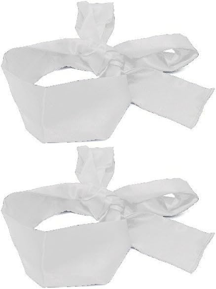 HOME MART Satin Blindfold Eye Mask Band Blinder Sleeping Masks Sex Couple Games Love Tie (PACK OF 2 PIECE)