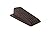 Shepherd Hardware 9133 Heavy Duty Rubber Door Wedge, Brown