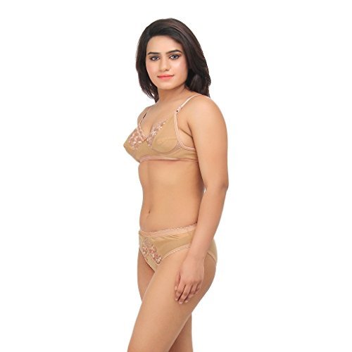 Image of Embibo Women's Cotton Bra & Panty Set for Honeymoon Lingerie