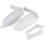 Paramanos Moto para Triumph para Tiger 900 GT para Rally para Pro 900GT para Tiger900 GT para Tiger900GT 2020-2021 Protector De Manos Protector De Parabrisas Protectores Manos Motocicleta(White)