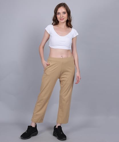 Image of Women's Cotton Light Weight Comfortable, Stretchable, Breathable & Soft Pant Style Jeggings