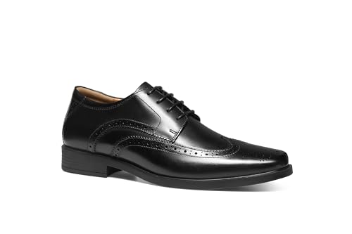 Mens Leather Oxford Shoes Formal Lace up Dress Shoes3