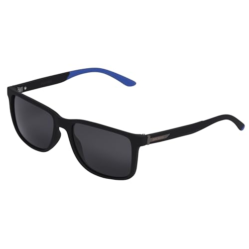 DOCKERS Men's Ivar Sunglasses Rectangle, Black, 56mm